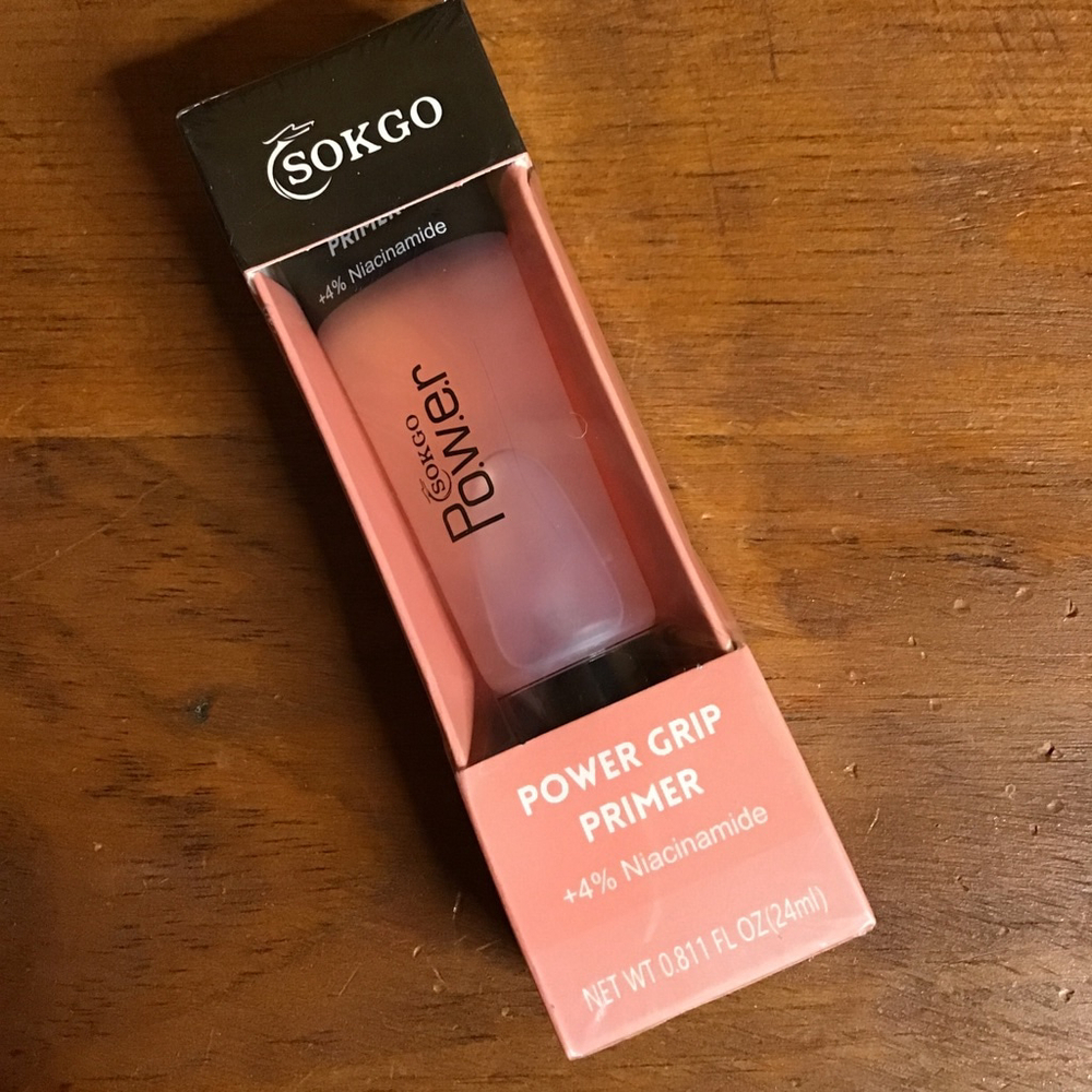 NEW SOKGO Power Grip Primer Pink Black Sealed